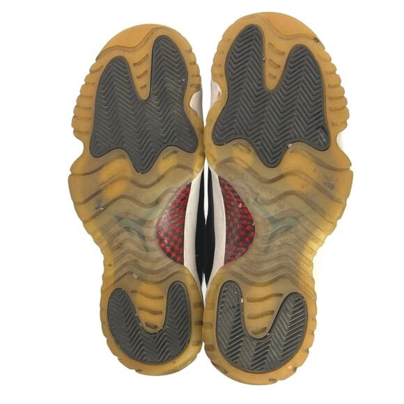 Nike Jordan 11 Retro Black Lace Up High Top Athletic Running Sneakers Shoes 8.5 - Picture 4 of 5